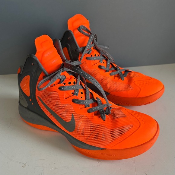 Nike Hyperdunk 2012 Orange Men's Size 9.5 Basketball High Top Streetwear Neon